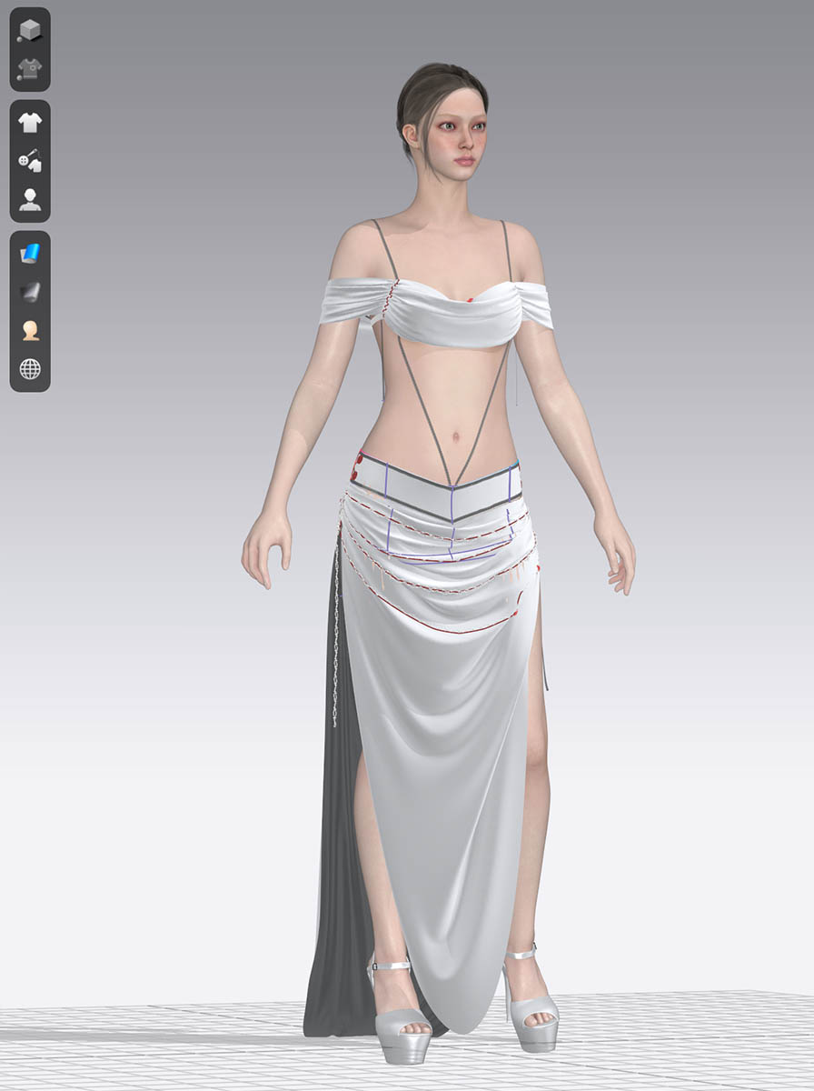 Original 3D garment render